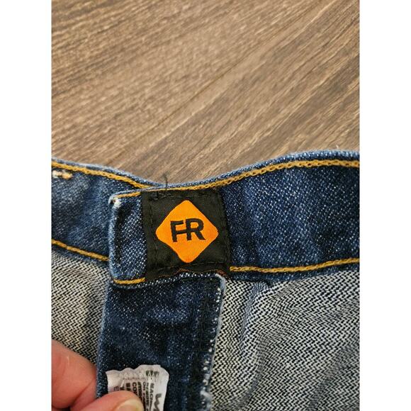 Wrangler Flame Resistant Darkwash Wotk Jeans Cat2 NWOT - Picture 9 of 9